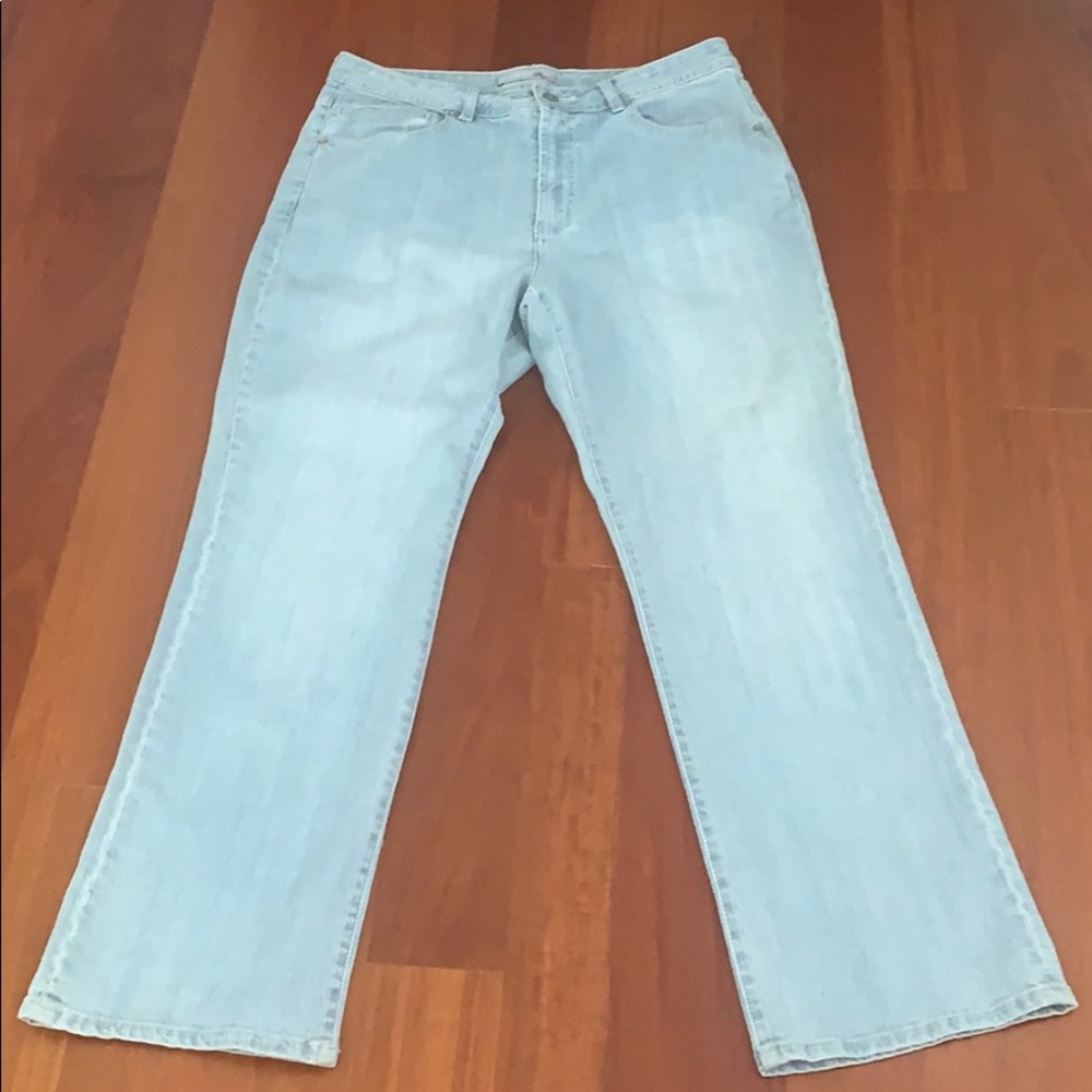 Light wash Chico’s Platinum Jeans